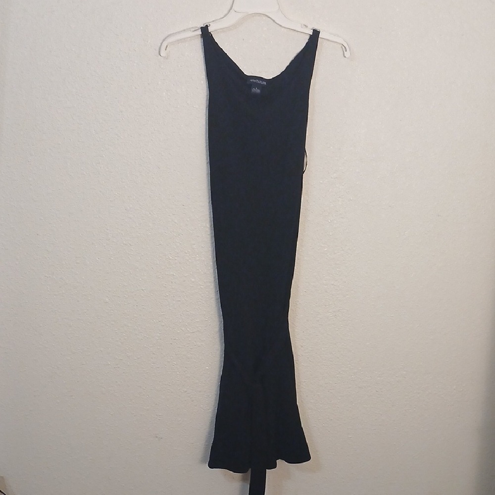 Ann Taylor Elegant Black Strapless Dress